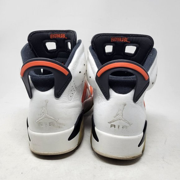 Jordan 6 Retro Gatorade Like Mike US 8 384664-145 2017 White Orange carm… - Picture 7 of 11